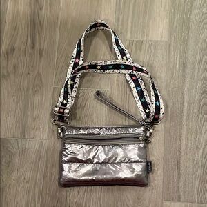 Top Trenz Girls Silver Shoulder Bag